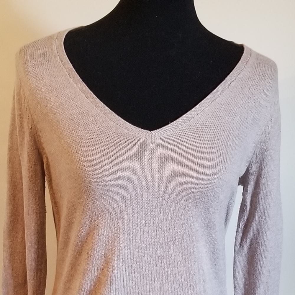 Simple Beige Sweater - Picture 2 of 5